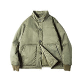 Workwear Japanese Single Breasted Coat For Men Winter